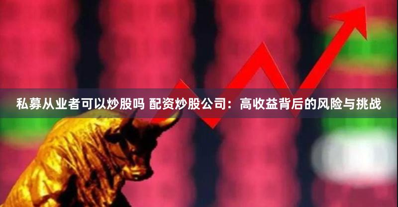 私募从业者可以炒股吗 配资炒股公司：高收益背后的风险与挑战